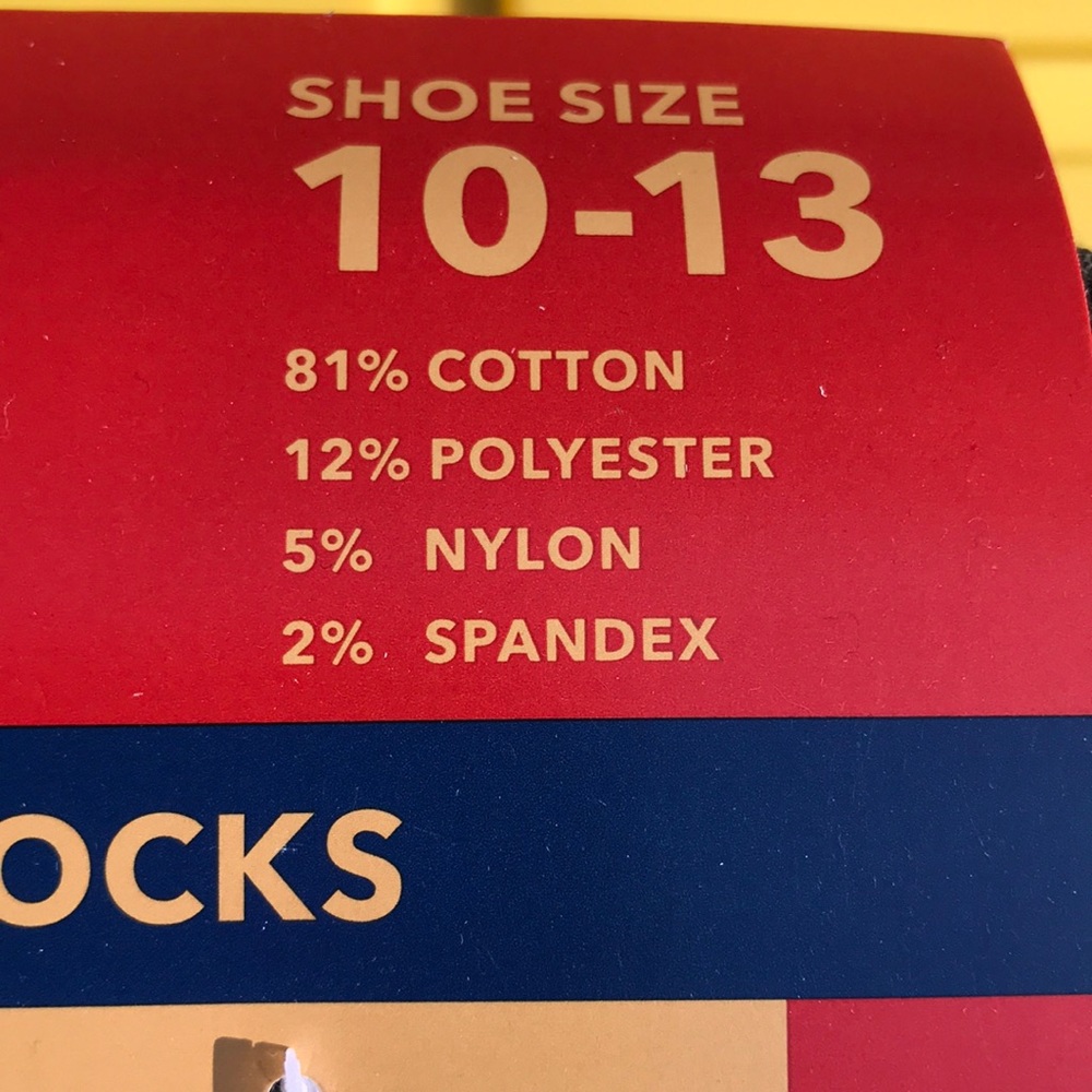 6-Pair Men’s Work Socks - Picture 4 of 8